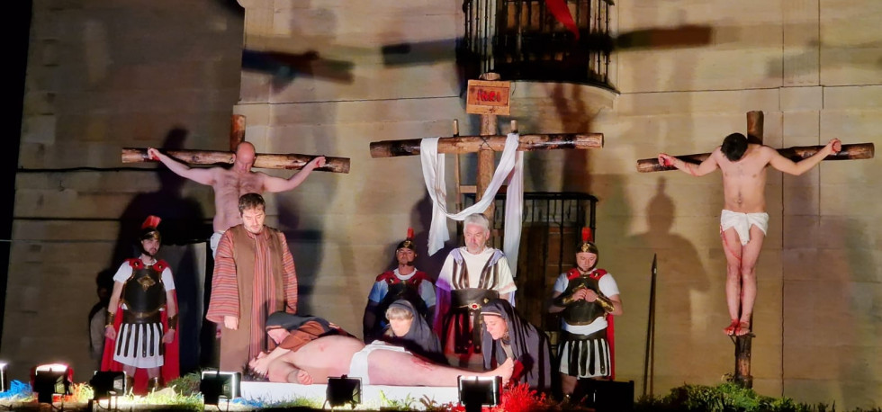 Representacion de la pasion guardo semana santa 2024