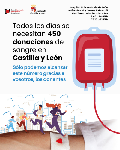 Donacion de sangre hospital de leon