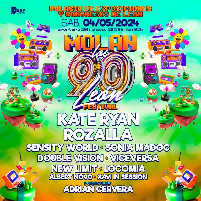 Cartel molan los 90