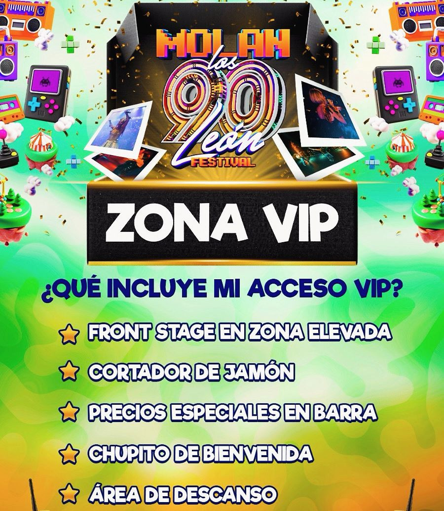 Molan los 90 zona vip