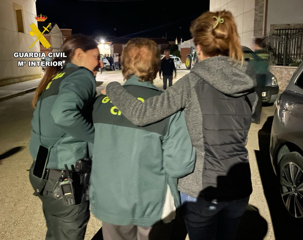 Desaparecida localizada guardia civil palencia