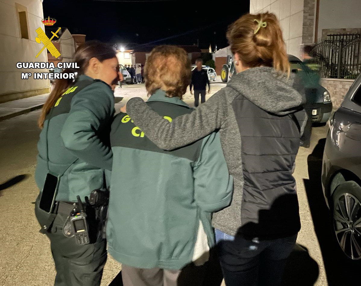 Desaparecida localizada guardia civil palencia