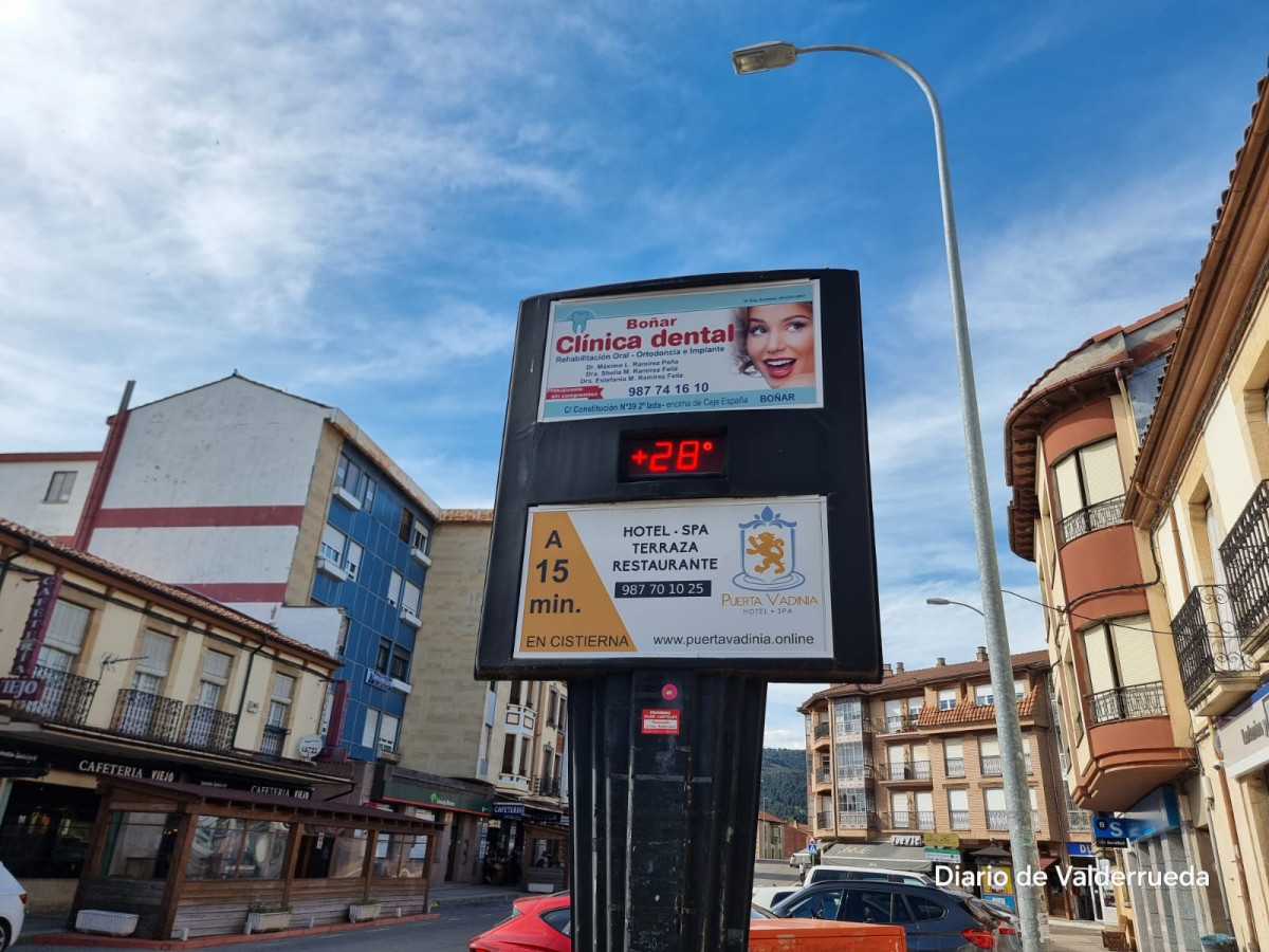 Termometro temperatura calor boñar