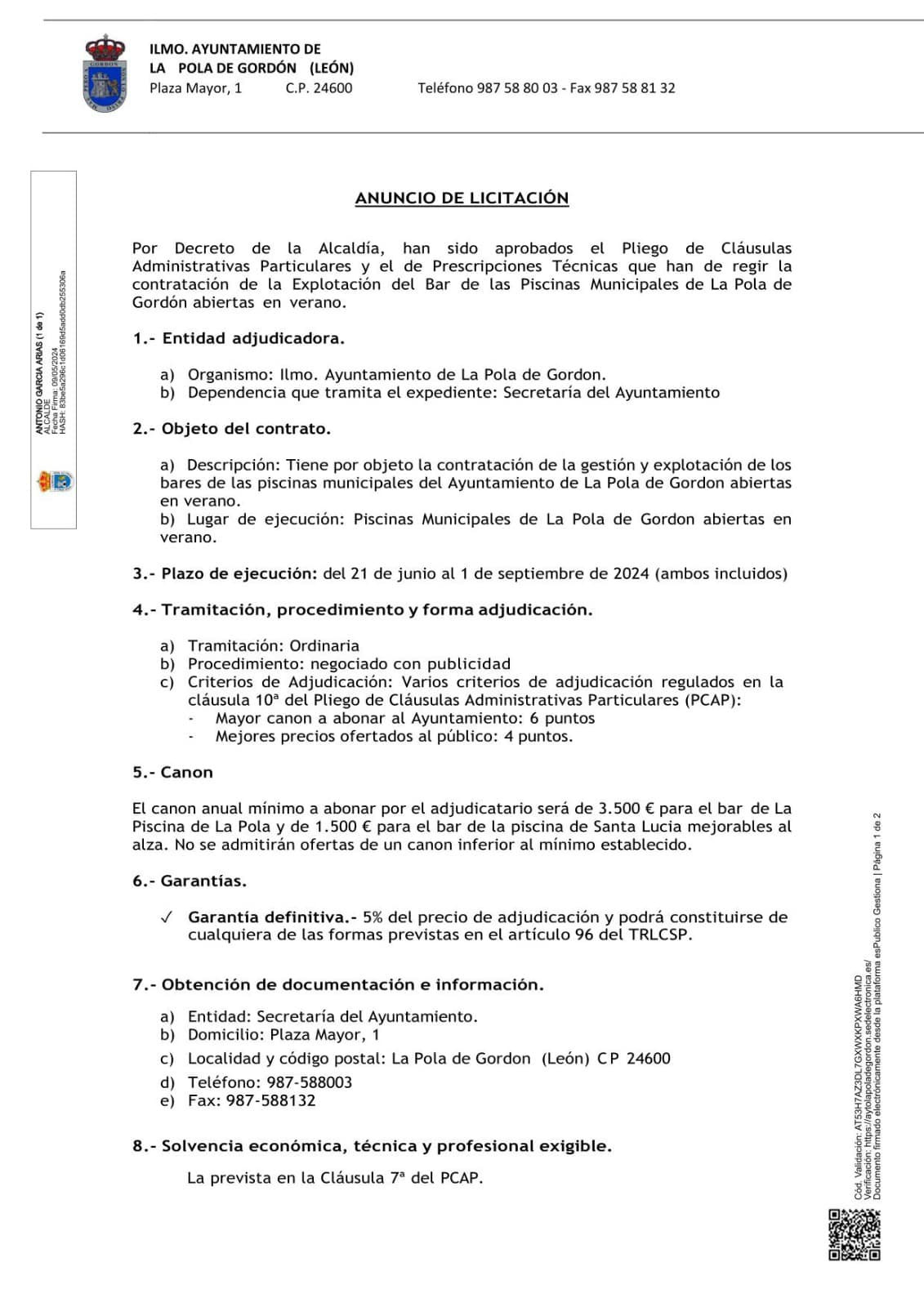Licitacion