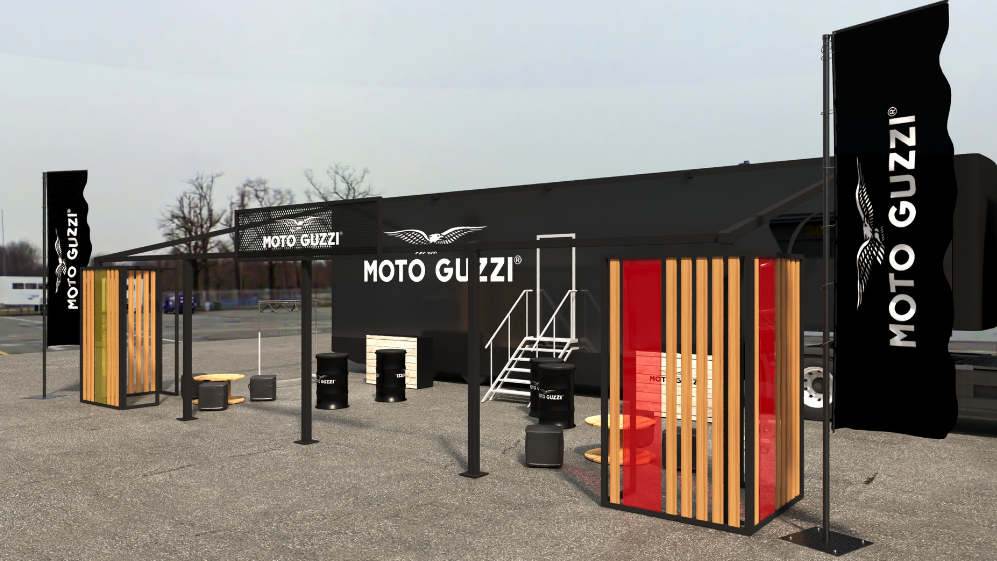 Moto guzzi motor & mountain riau00f1o