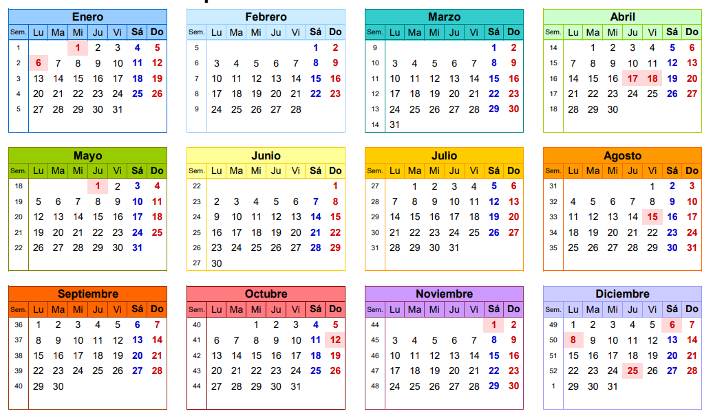 Calendario