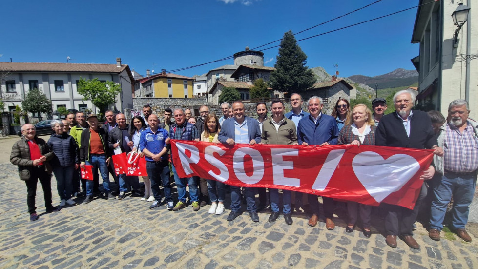 Acto PSOE puebla de lillo elecciones europeas 2024