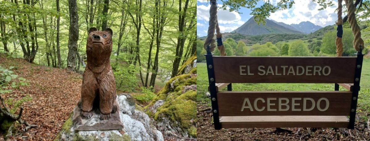 Ruta el saltadero acebedo osin mampodre columpio