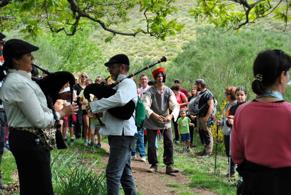 Ruta teatralizada carande senda 2024 camino 14