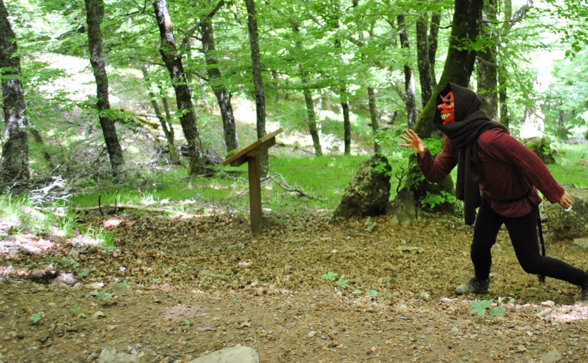 Ruta teatralizada carande senda 2024 camino 17