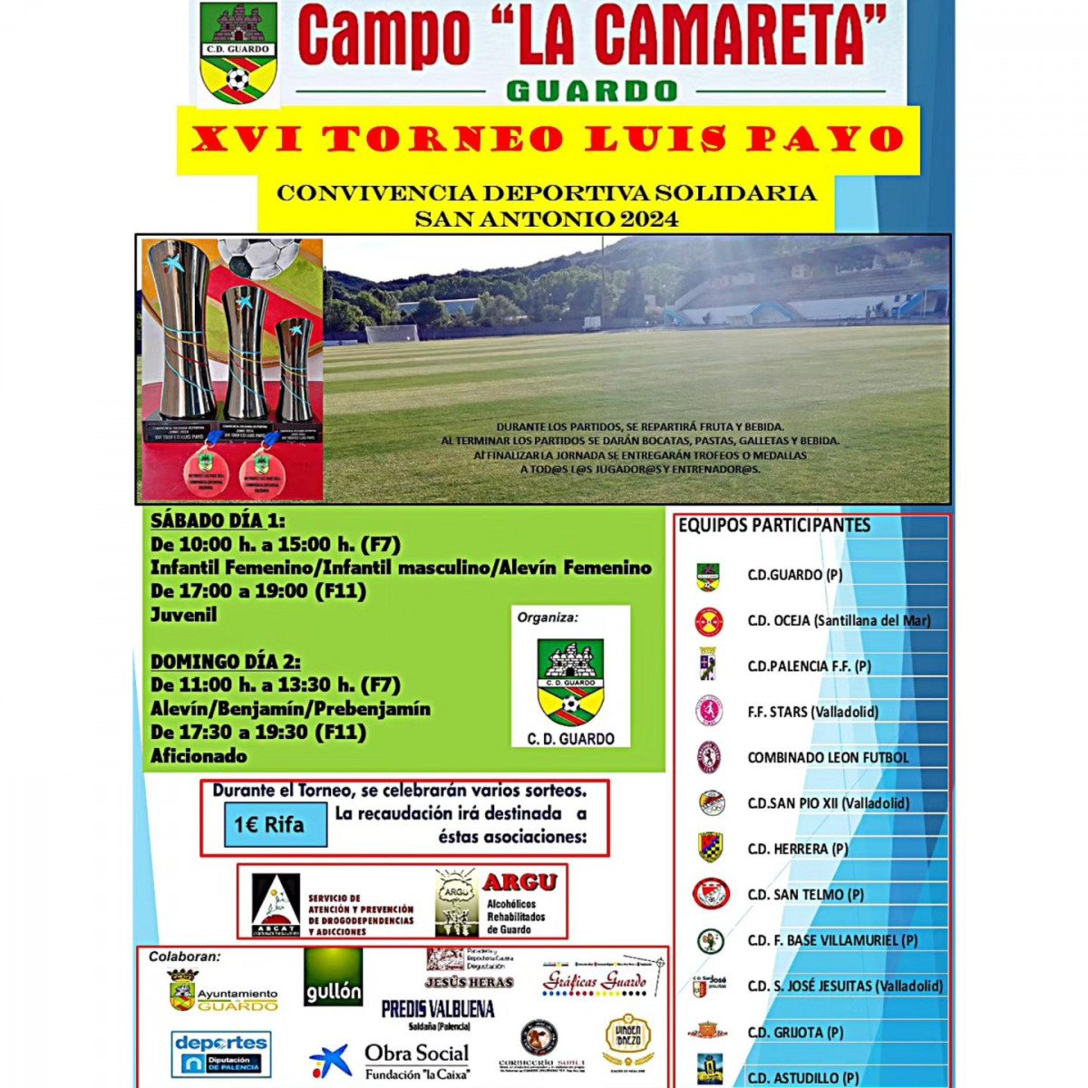 Cartel XVI Torneo Luis Payo guardo