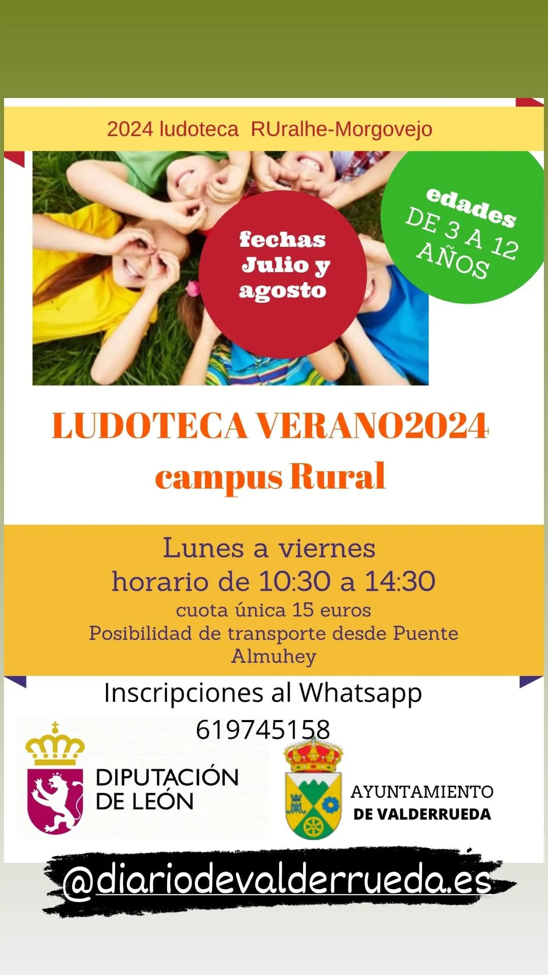 Cartel ludoteca morgovejo