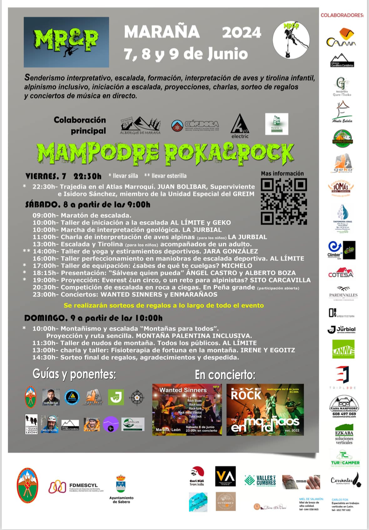 Cartel oficial mampodre roka & rock