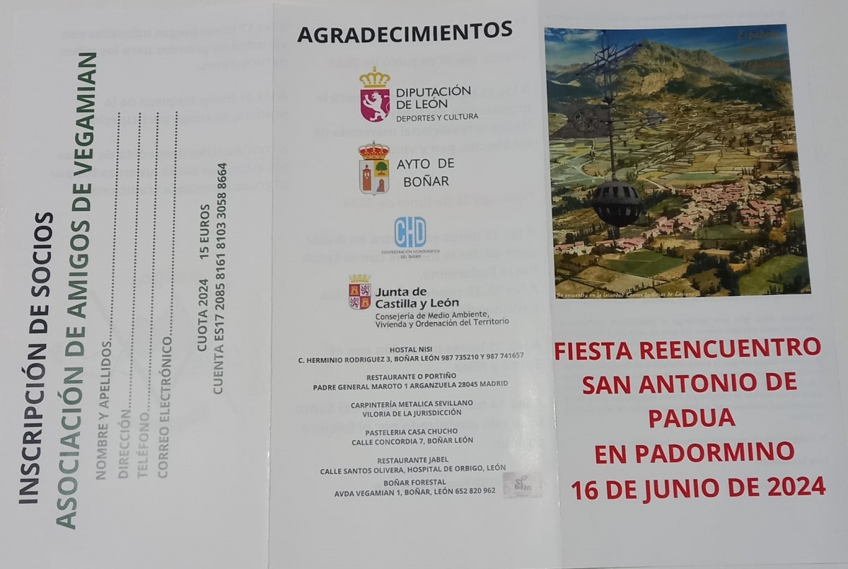 Cartel fiesta reencuentro pardomino