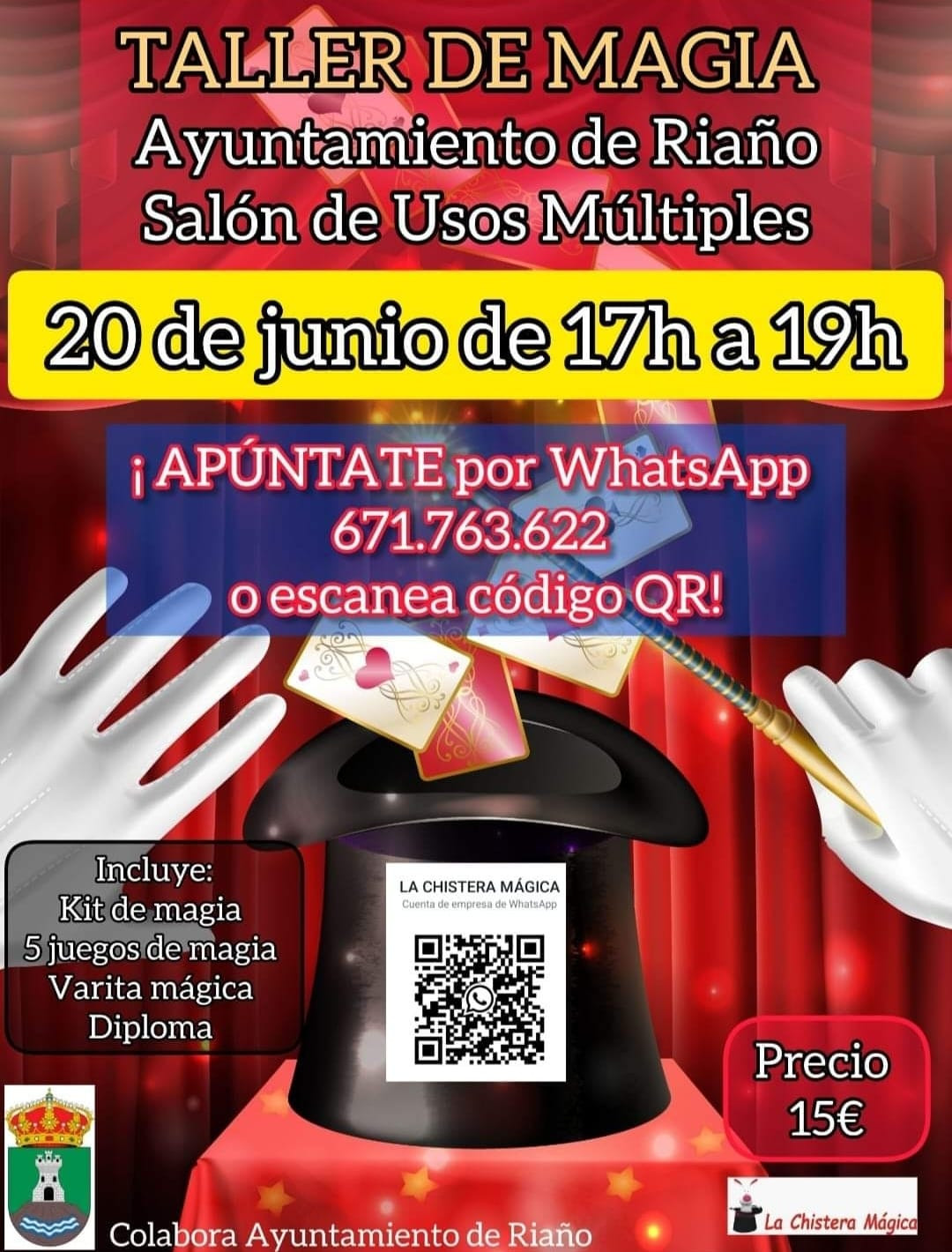 Cartel taller de magia