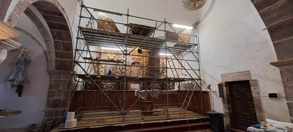 Restauracion iglesia reyero