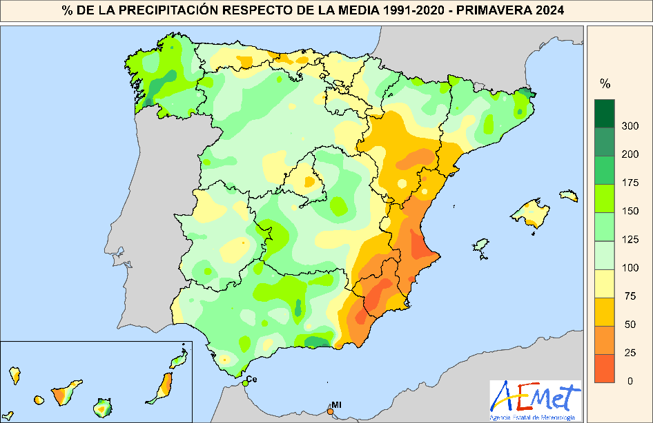 Precipitacion primavera 2024