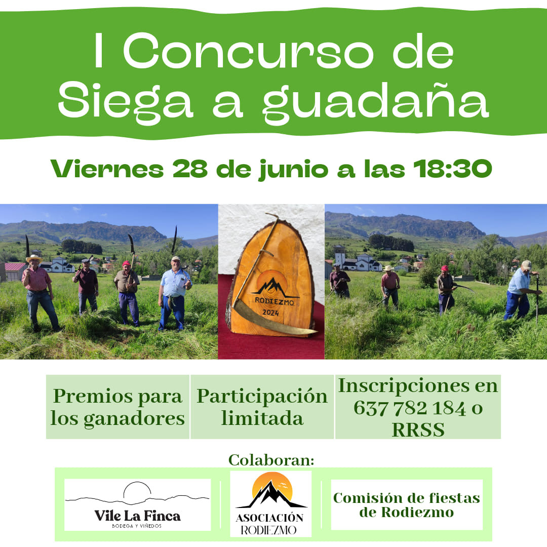Concurso siega a guadau00f1a