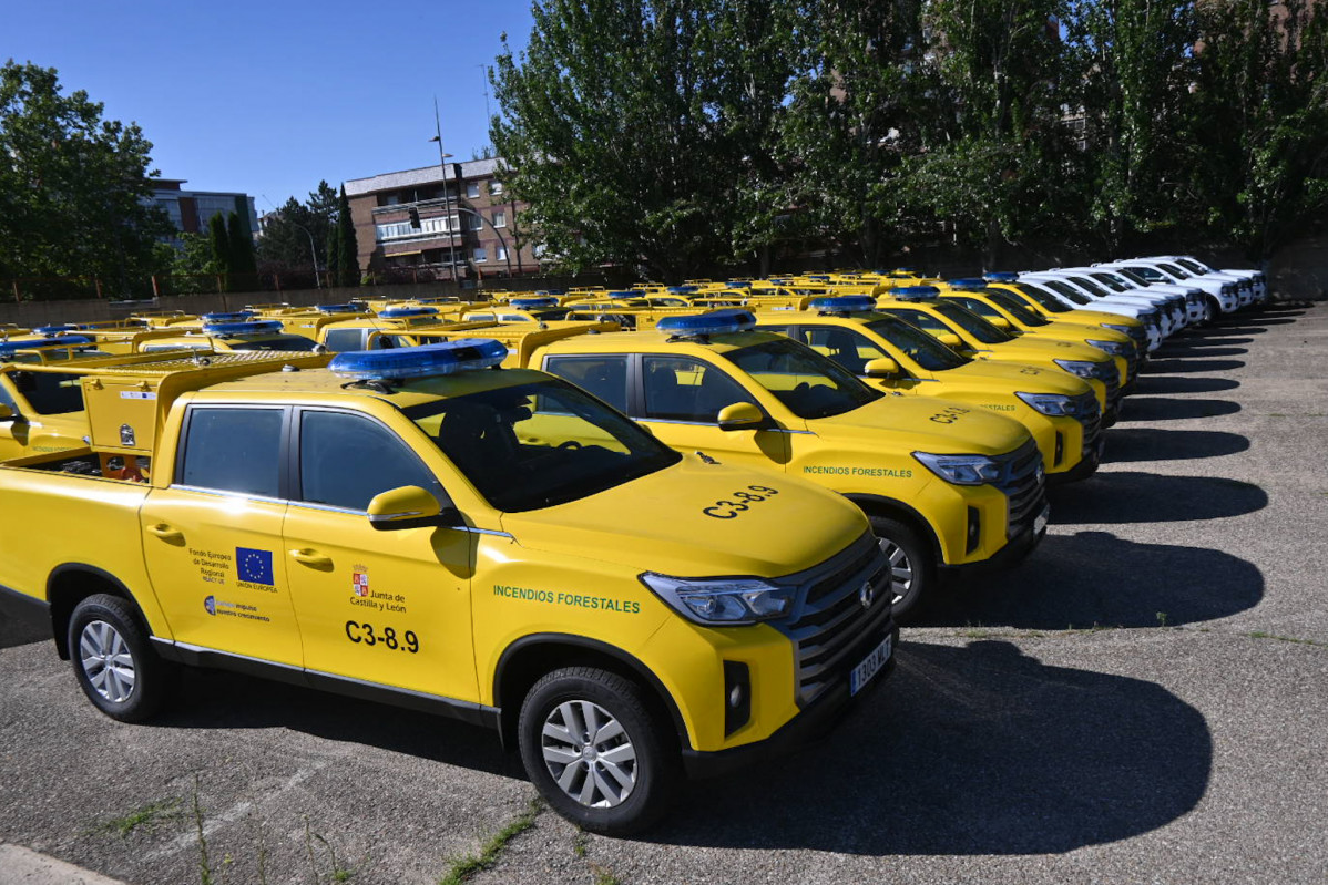 Vehiculos operativo contra incendios jcyl