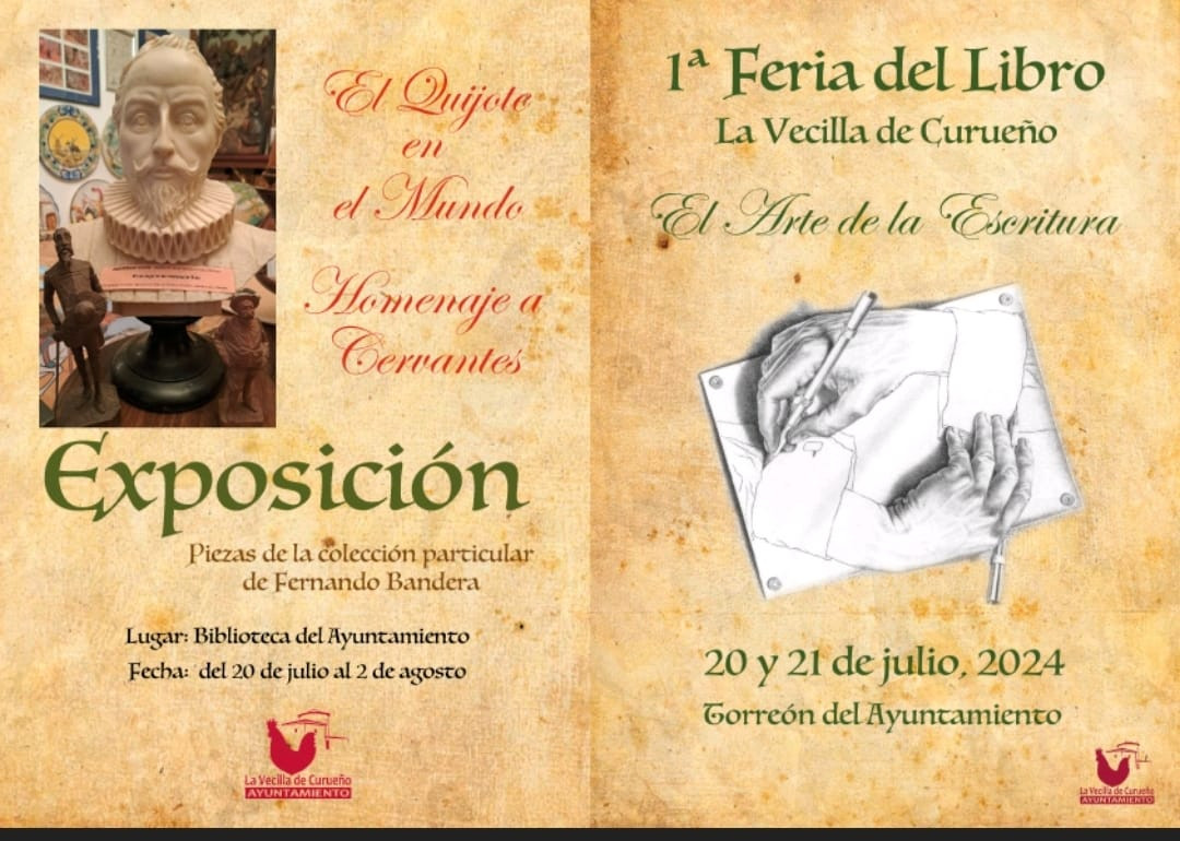 Cartel feria del libro la vecilla 2024