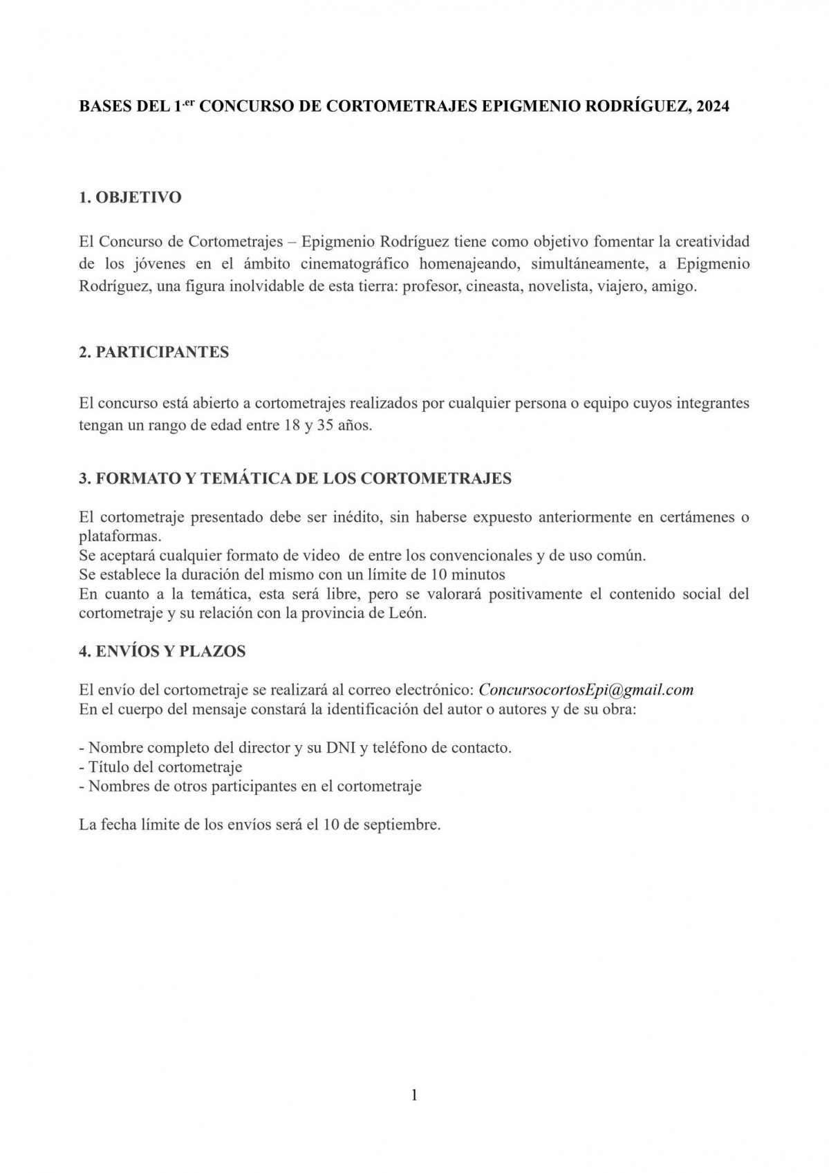Bases concurso cortos epigmenio rodriguez