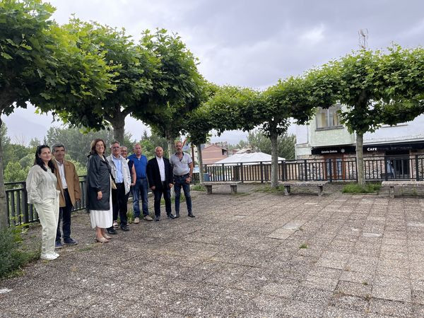 Visita diputacion palencia parque mirador del puente velilla