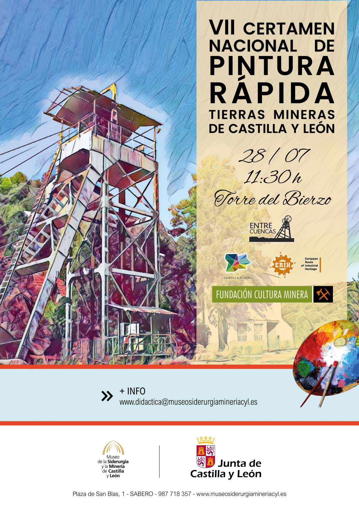 Cartel certamen Pintura rapida