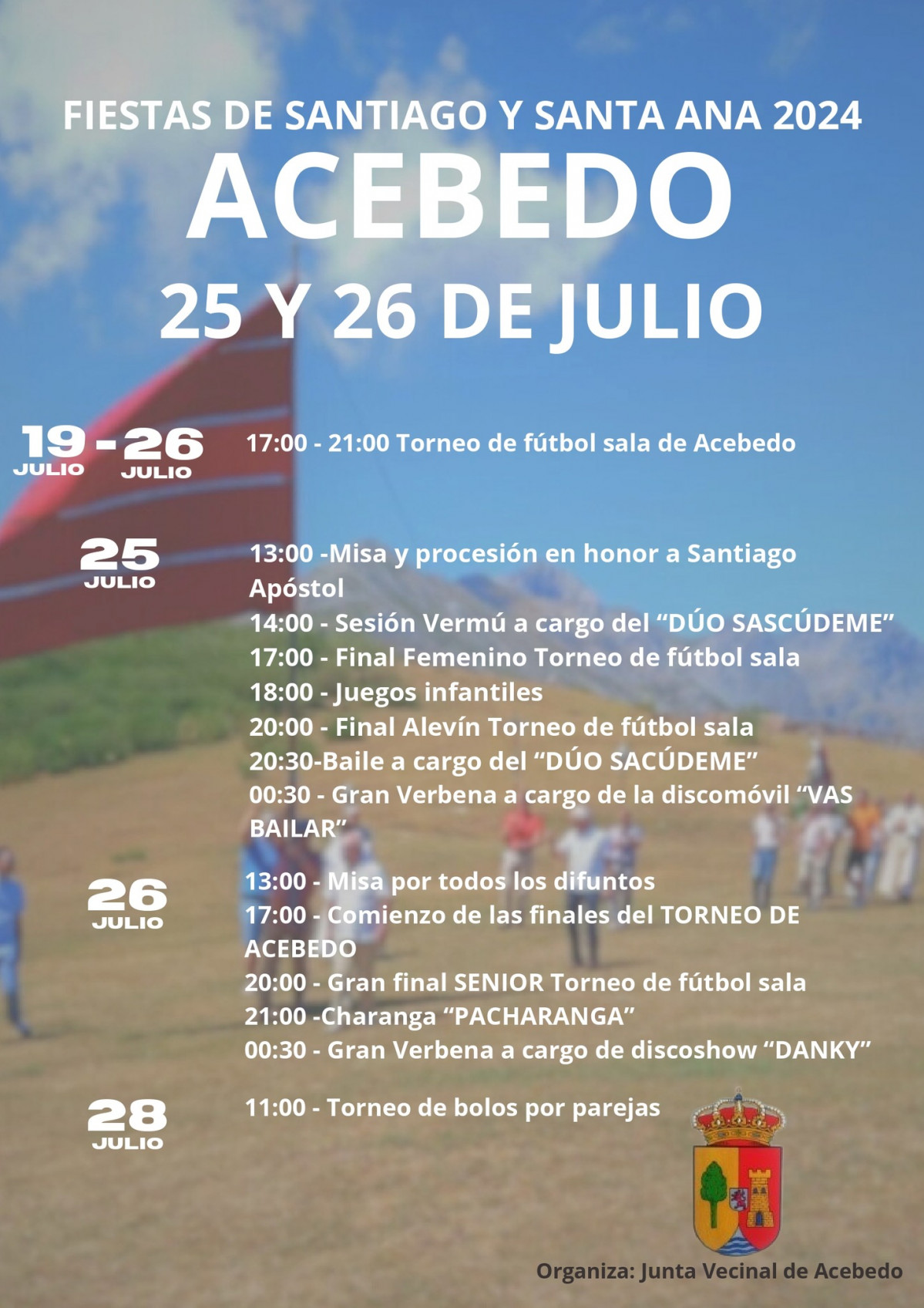Cartel fiestas acebedo