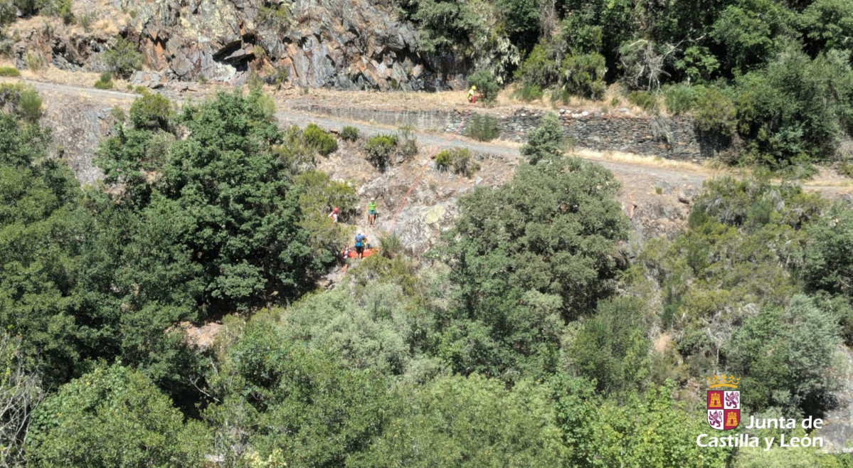 Rescate ciclista paramo del sil