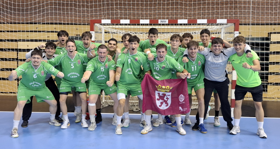 Equipo balonmano ULE semifinal Europeos