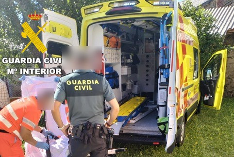 Auxilio sanitario Guardia Civil