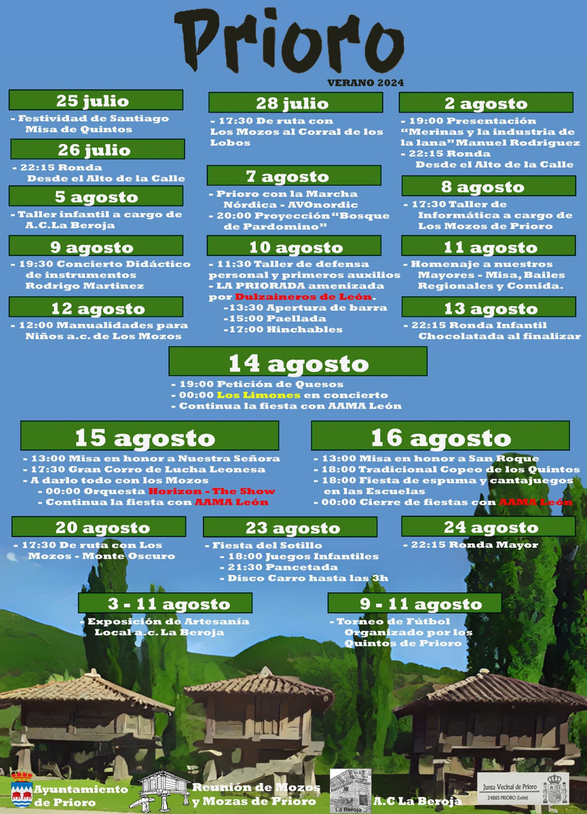Actividades verano 2024 prioro