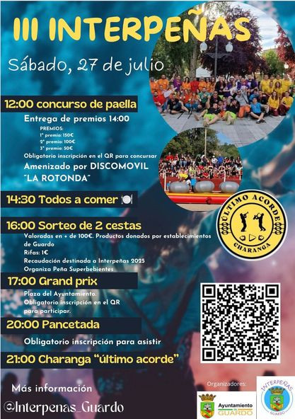 Cartel y programa interpeu00f1as guardo 2024