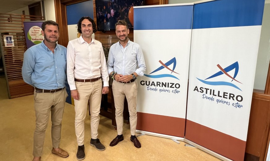 Visita alcalde almanza astillero cantabria