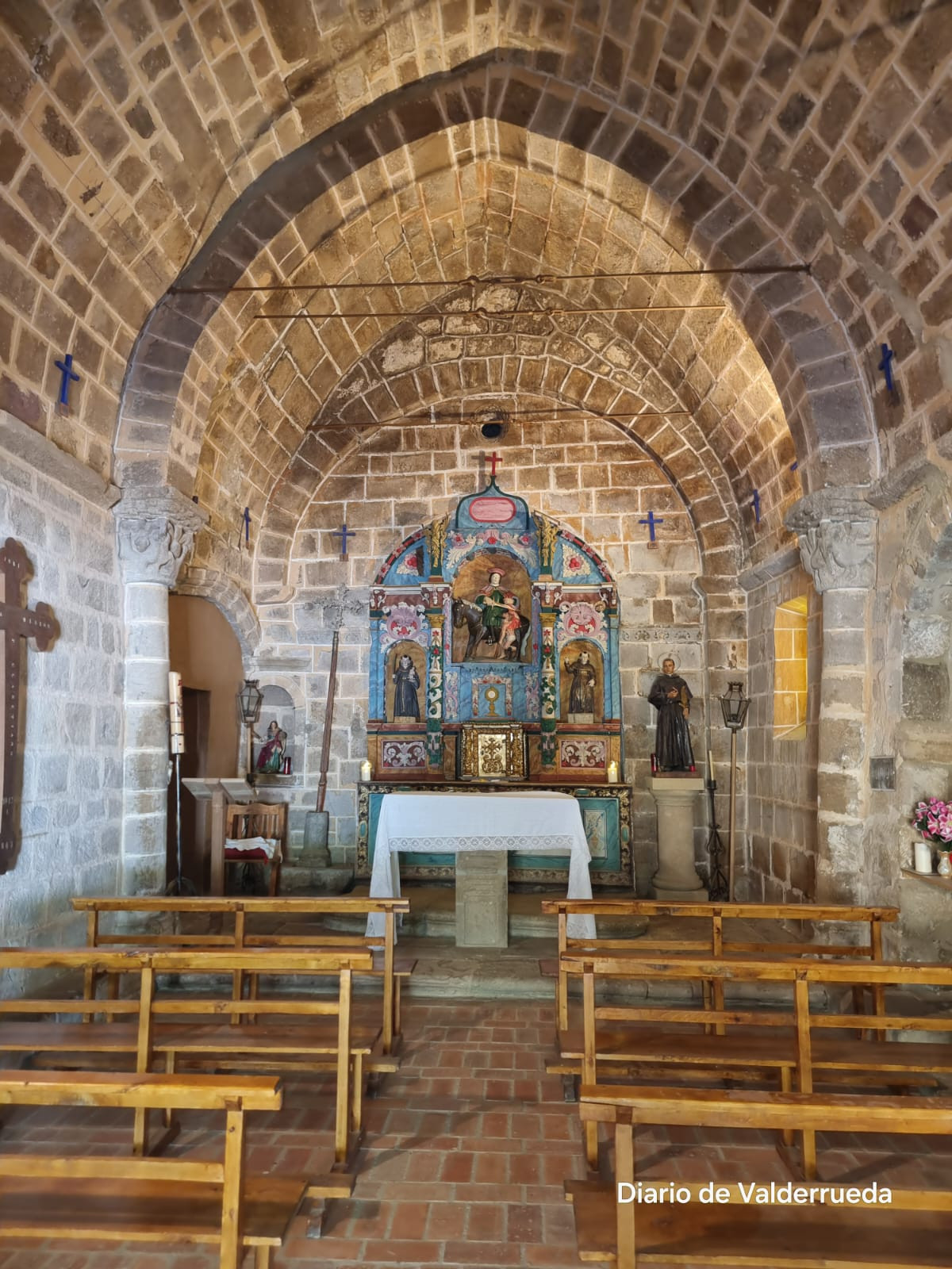 Retablo restaurado iglesia de San Martin de Valdetuejar (5)