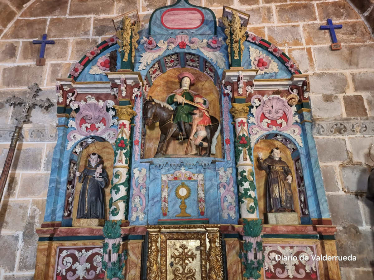 Retablo restaurado iglesia de San Martin de Valdetuejar (9)