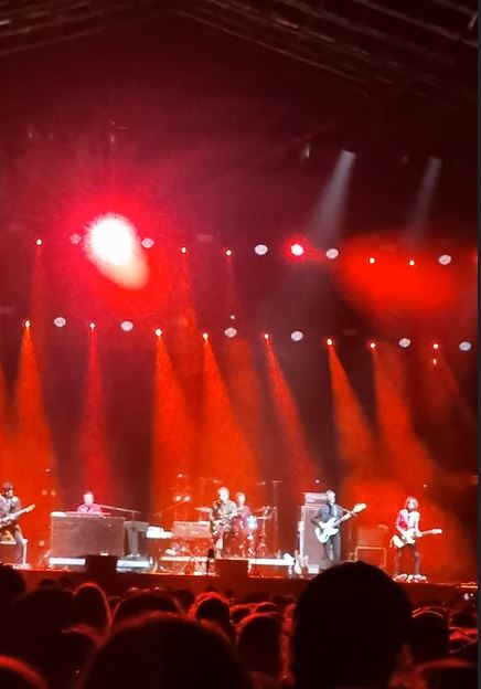 El cantante argentino en su actuación en riaño