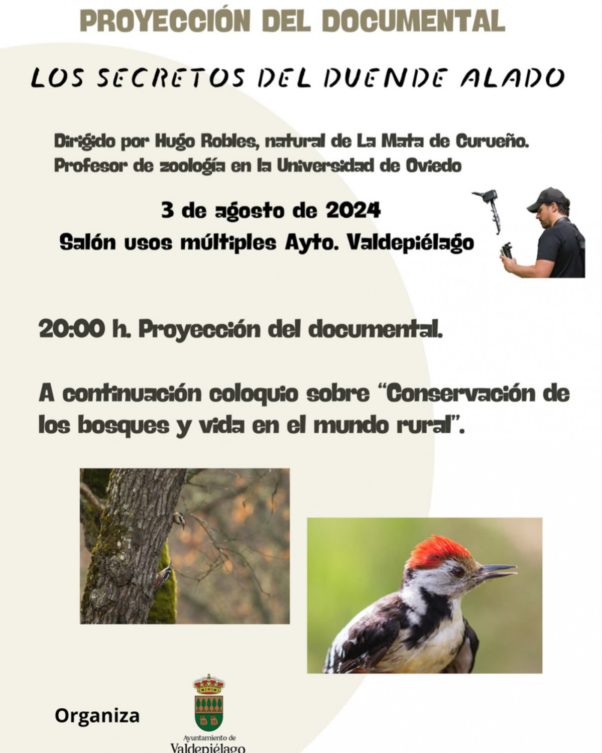 Cartel proyeccion documental la mata