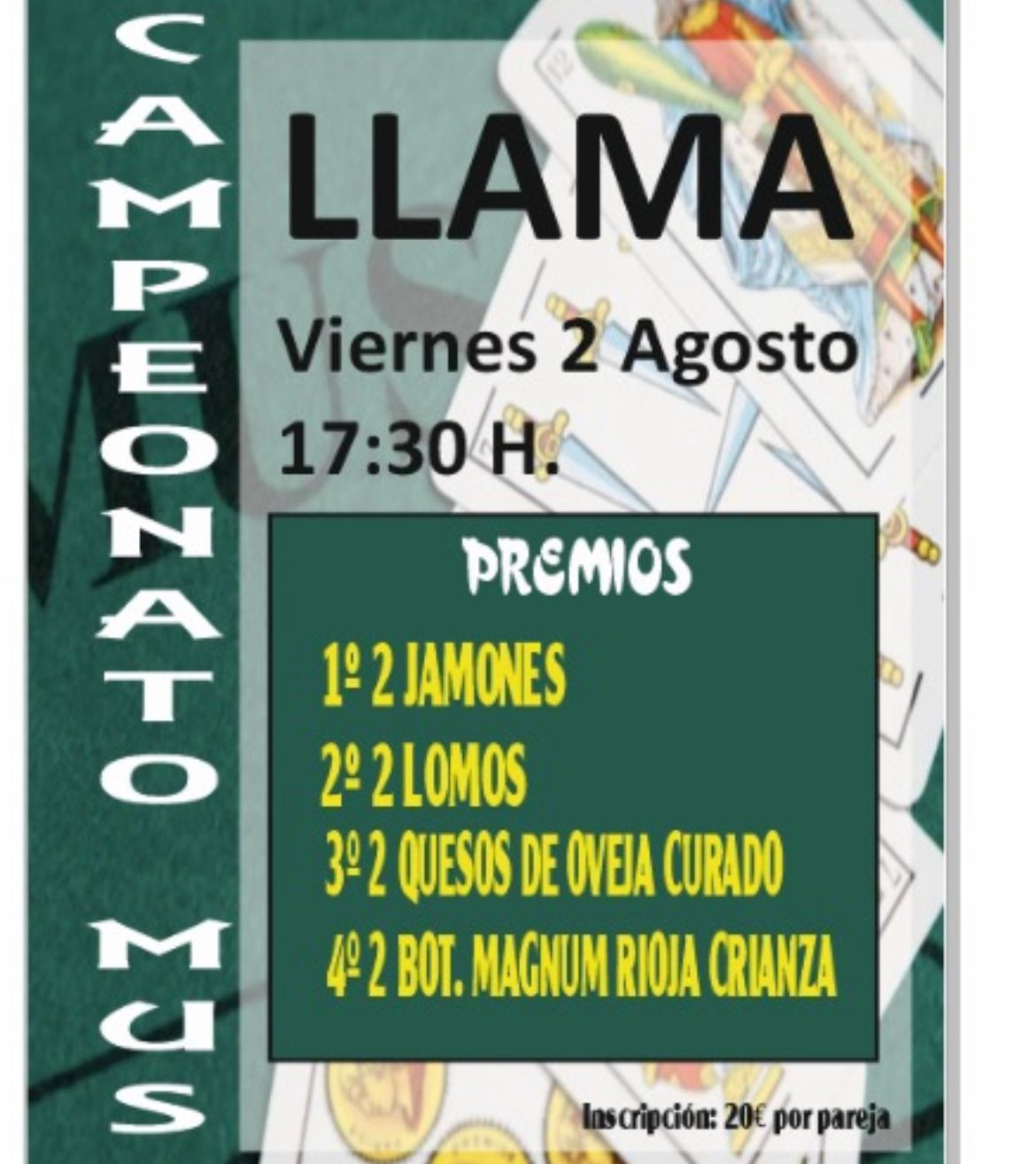 Fiestas llama 2024 cartel