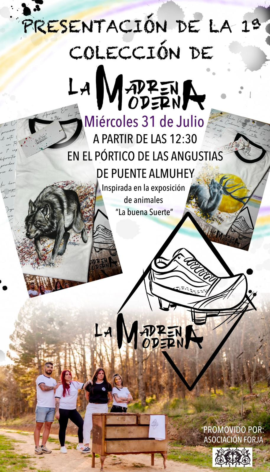 Cartel presentacion la madreu00f1a moderna  Sara (1)