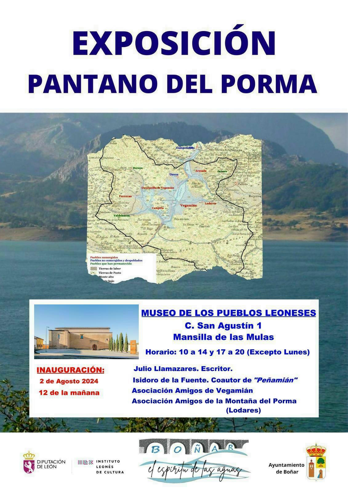 Cartel exposicion pantano del porma
