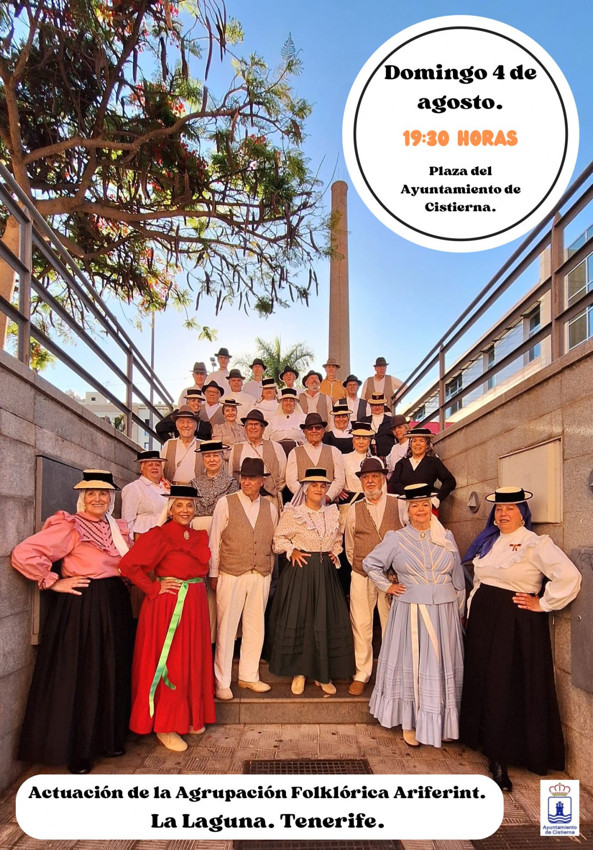 Cartel actuacion agrupacion folklorica ariferint