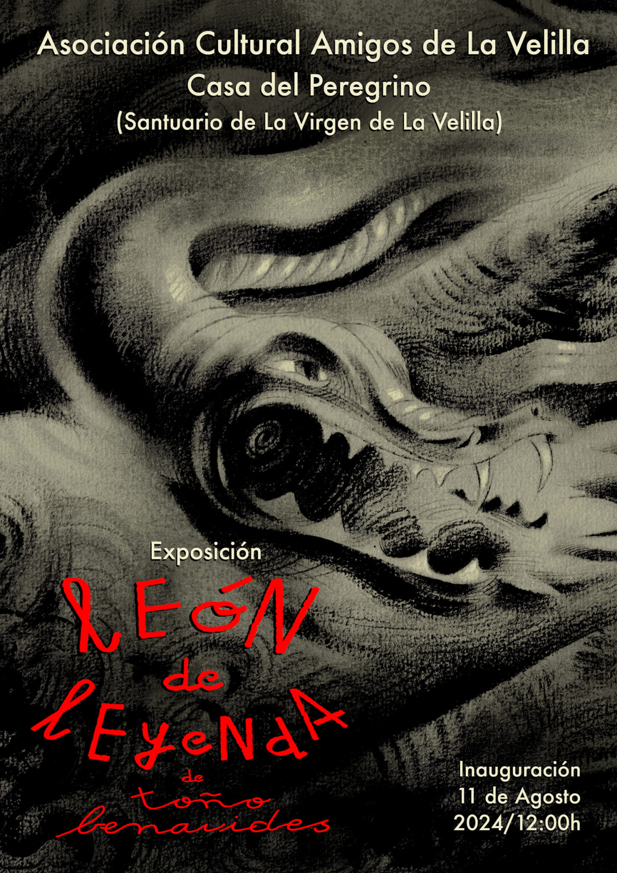 Cartel exposicion santuario virgen de la velilla