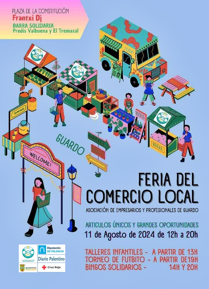 Cartel Feria Comercio Guardo