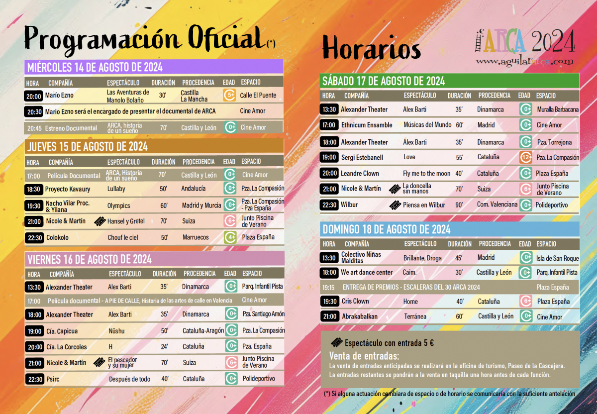Programa ARCA 2024 aguilar