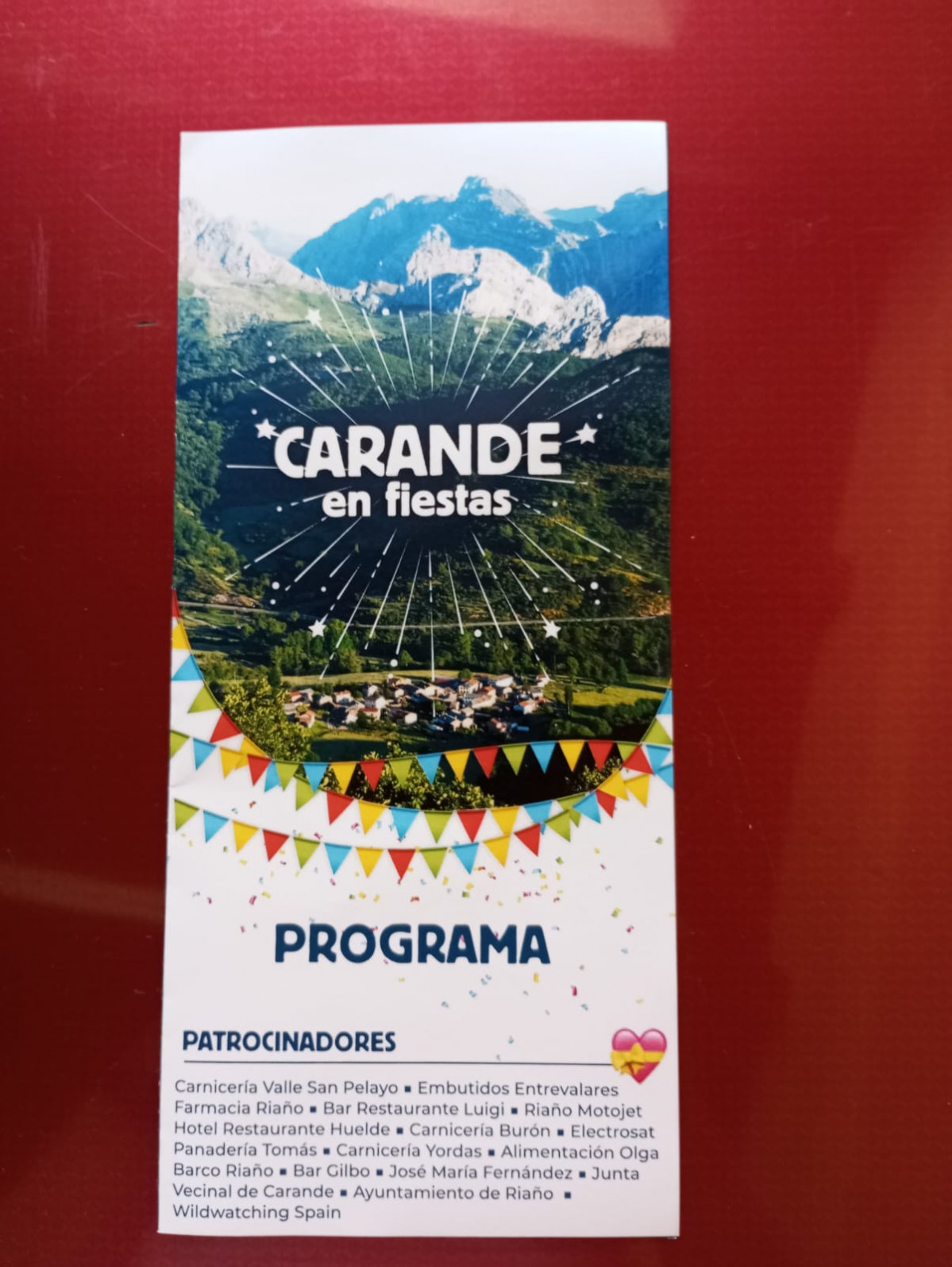 Cartel fiestas carande 2024