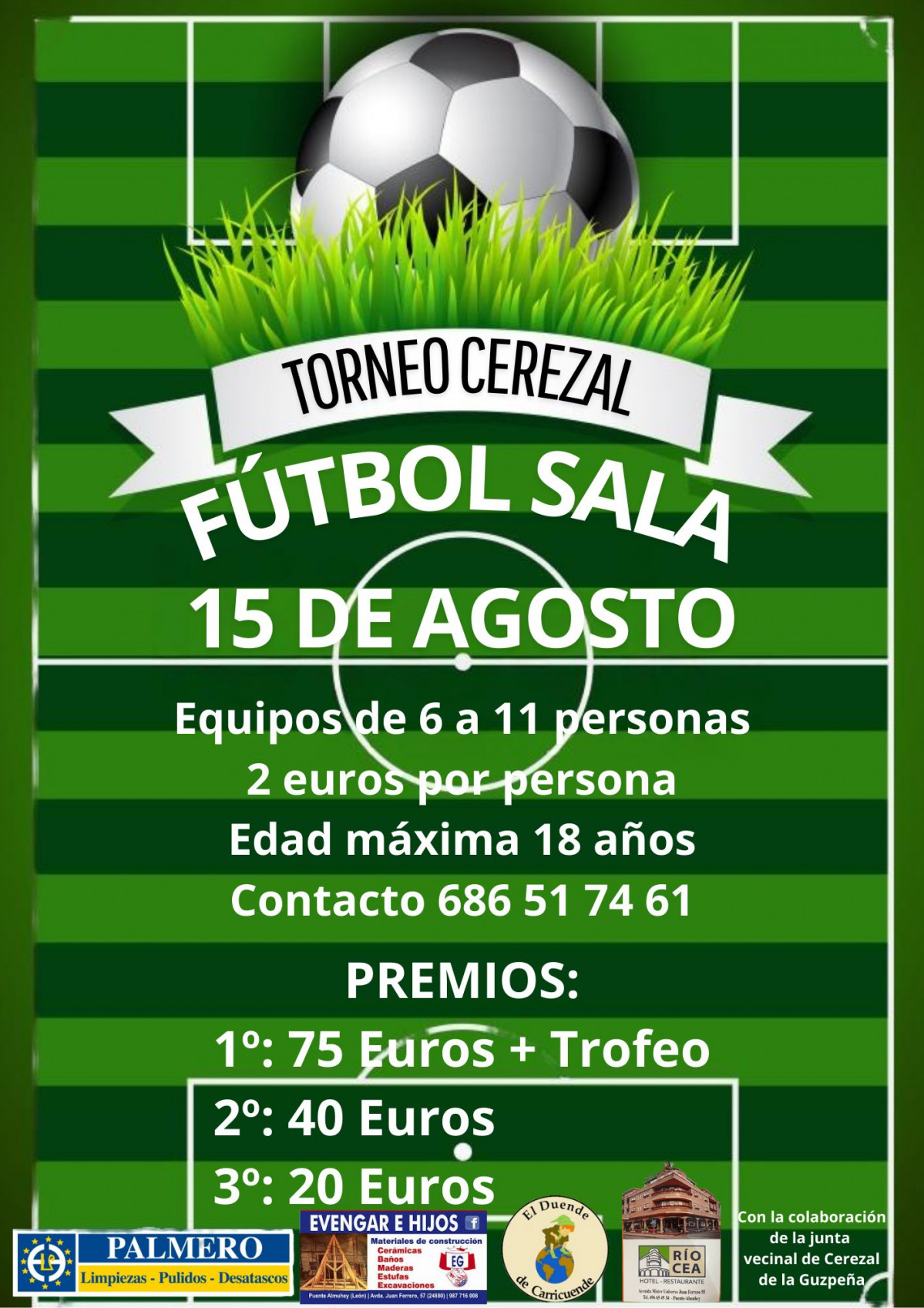 Torneo futbol sala cerezal de la guzpeu00f1a