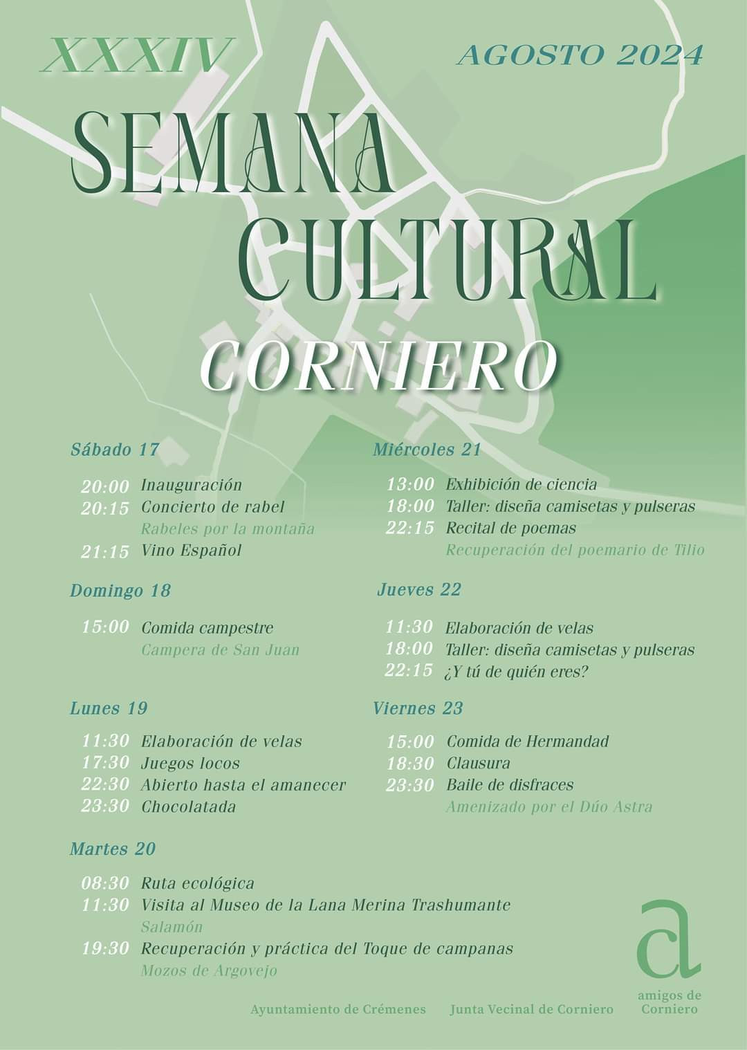 Programa semana cultural corniero 2024