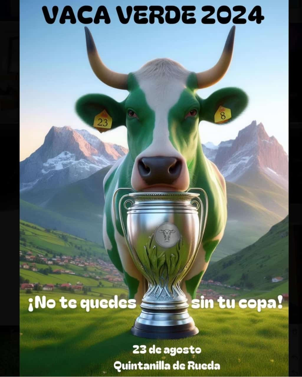 Cartel fiesta vaca verde 2024 quintanilla de rueda (2)