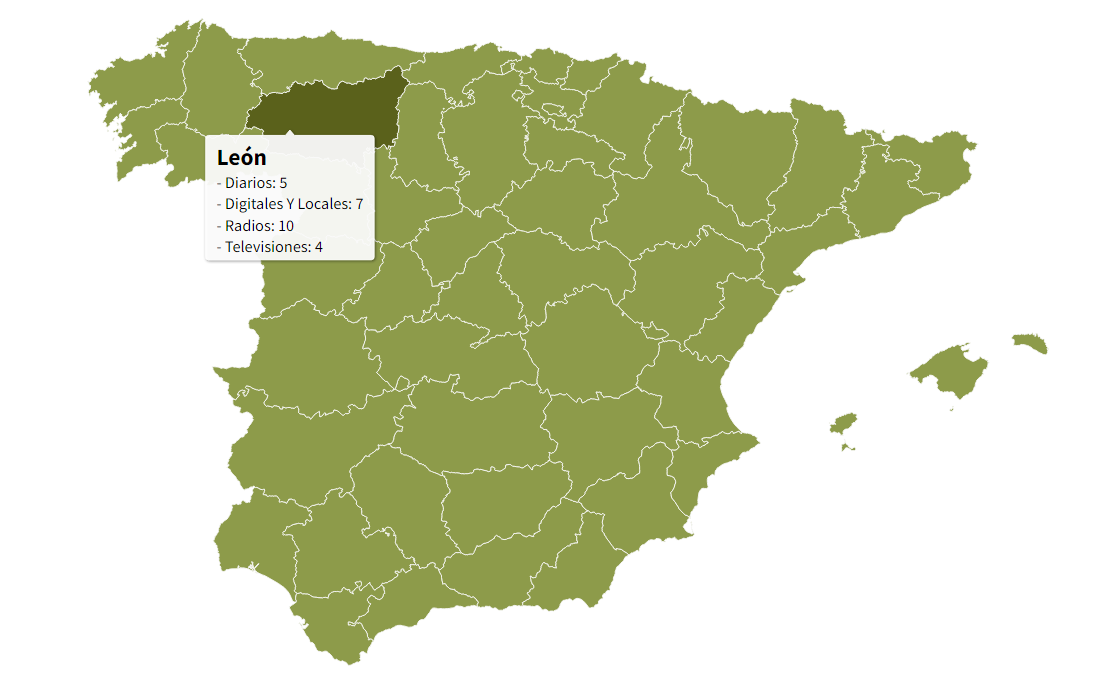 Mapa comunicacion rural medios locales